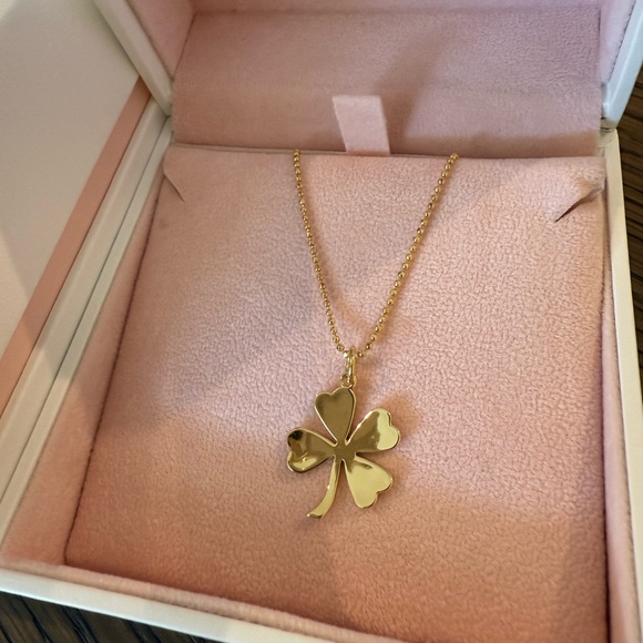 Jennifer Meyer 18k Yellow Gold Large Clover Necklace - Picture 2 of 6